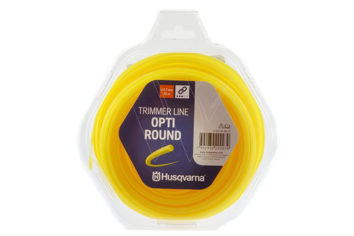 Husqvarna Opti Round ø2.7mm 70m Geel 4 Husqvarna Opti Round ø2.7mm 70m Geel - Afbeelding 2