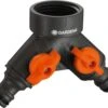 Gardena 2-weg Waterverdeler 1" 1 Gardena 2-weg Waterverdeler 1" -Husqvarna 900877401 1 Gardena202 weg20waterverdeler201inch