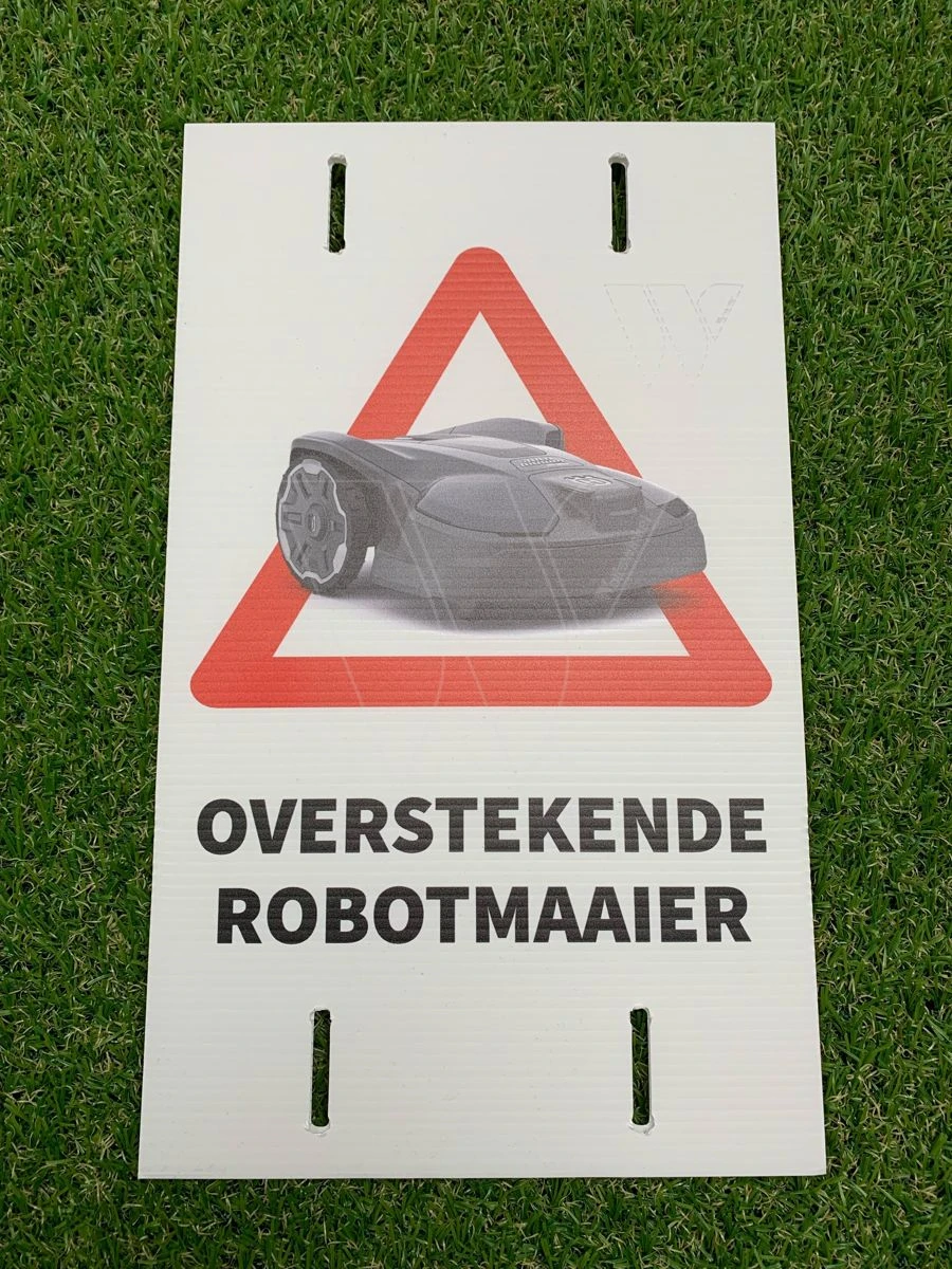 Bordje Overstekende Robotmaaier 37x23 Nl 3 Bordje Overstekende Robotmaaier 37x23 Nl